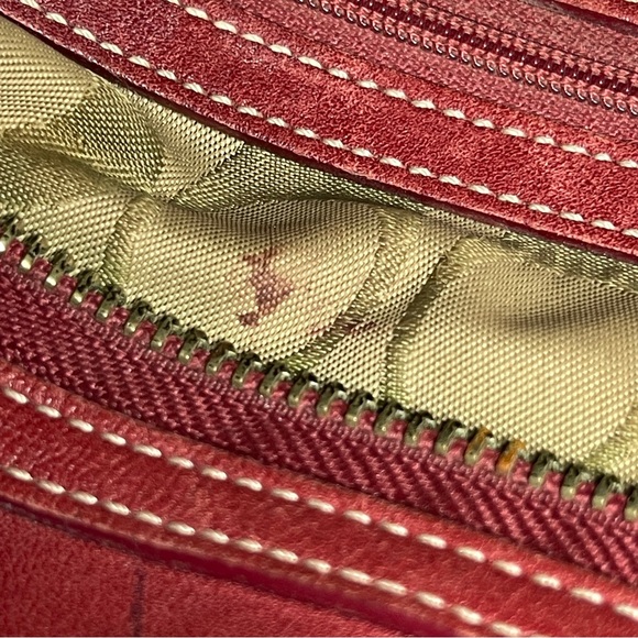 Vintage Coach! G2J—9186 Legacy Bucket Crossbody in Red ♥️ - Picture 7 of 16